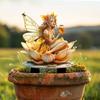 Acrylic Fairy Mini Figurine Creative Garden Stake Crafts Flower Fairy Statue Sculptures  Bonsai