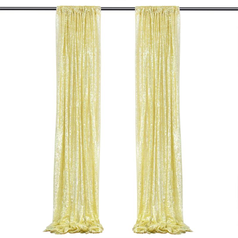 CANXING 2 шт. 61 см * 243 см занавеска с блестками для свадьбы, дня рождения, Хэллоуина, вечерние украшения, фотография вживую