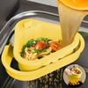 Sink Hanging Strainer Basket Openable Bottom Cover Quickly Drain Kitchen Garbage Filter Detachable Kitchen Accessories
