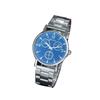 Men's Casual Blue Light Three-eyed Steel Strap Watch Quartz Movement Fashionable Gift Wholesale