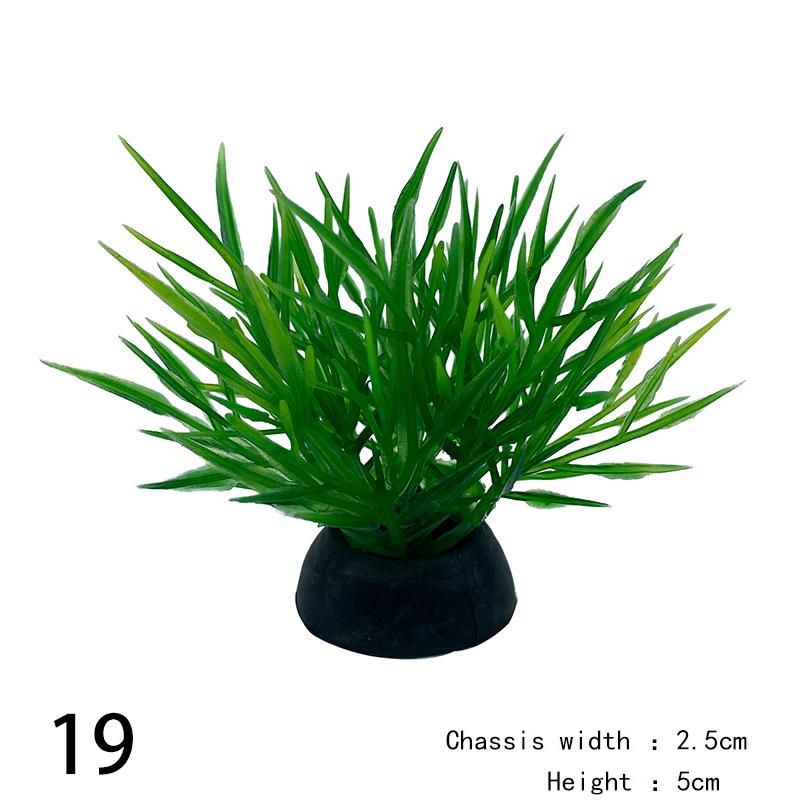 Artificial Plants Fish Tank Decoration Aquarium Decorative Ornaments Simulation Water Weeds Leaves Grass Plant Accessories