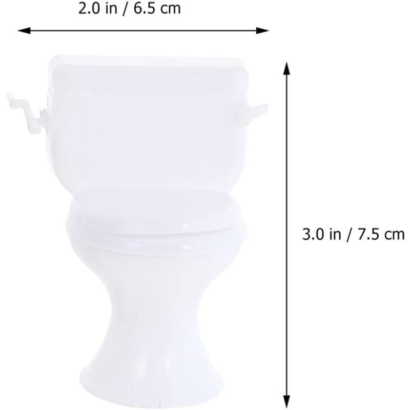 2 шт. миниатюрный туалетный кукольный домик миниатюрная мебель-игрушка для 1 человека:12 аксессуаров для ванной комнаты кукольного домика, сад фей, микропейзаж, кукольный домик