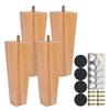 Square Furniture Legs Solid Wood Sofa  Legs Adjustable Furniture Feets  Home