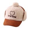 Earmuff Baby Baseball Cap Cute Bear Lei Feng Hat Winter Kids Peaked Caps  Toddler