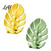 Small Plant Shaped Phone Stand 3D Printed Monstera Leaf Holder Cute Desktop Cell Stand Decorative Tropical Creative Gift for Coworkers Mount