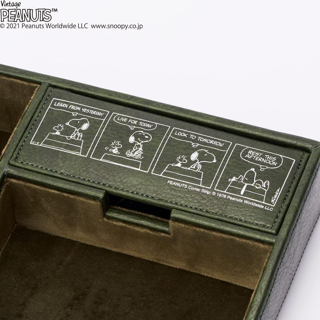 Chaya Sangyo Snoopy x x Дорожная сумка, Зеленый, 151-240540GR, "PEANUTS," Ш26.5 Г17.5 В5.5см