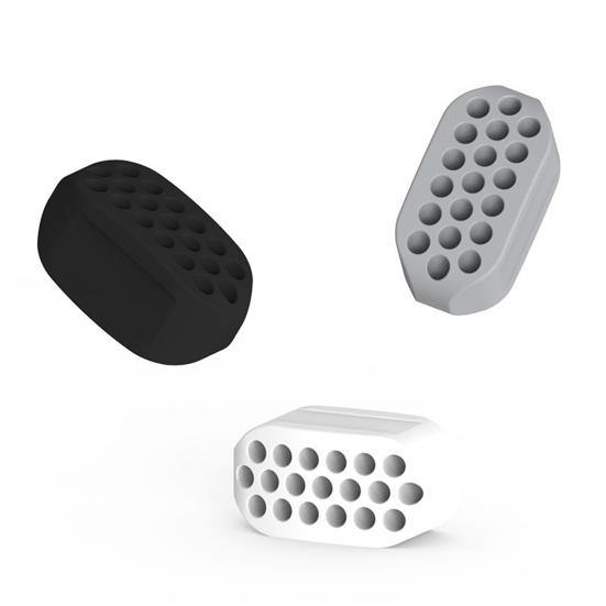 4 шт., силиконовый тренажер для челюсти, портативный для мужчин и женщин, для укрепления мышц лица, укрепитель челюстных костей, формирователь челюсти, тренажер