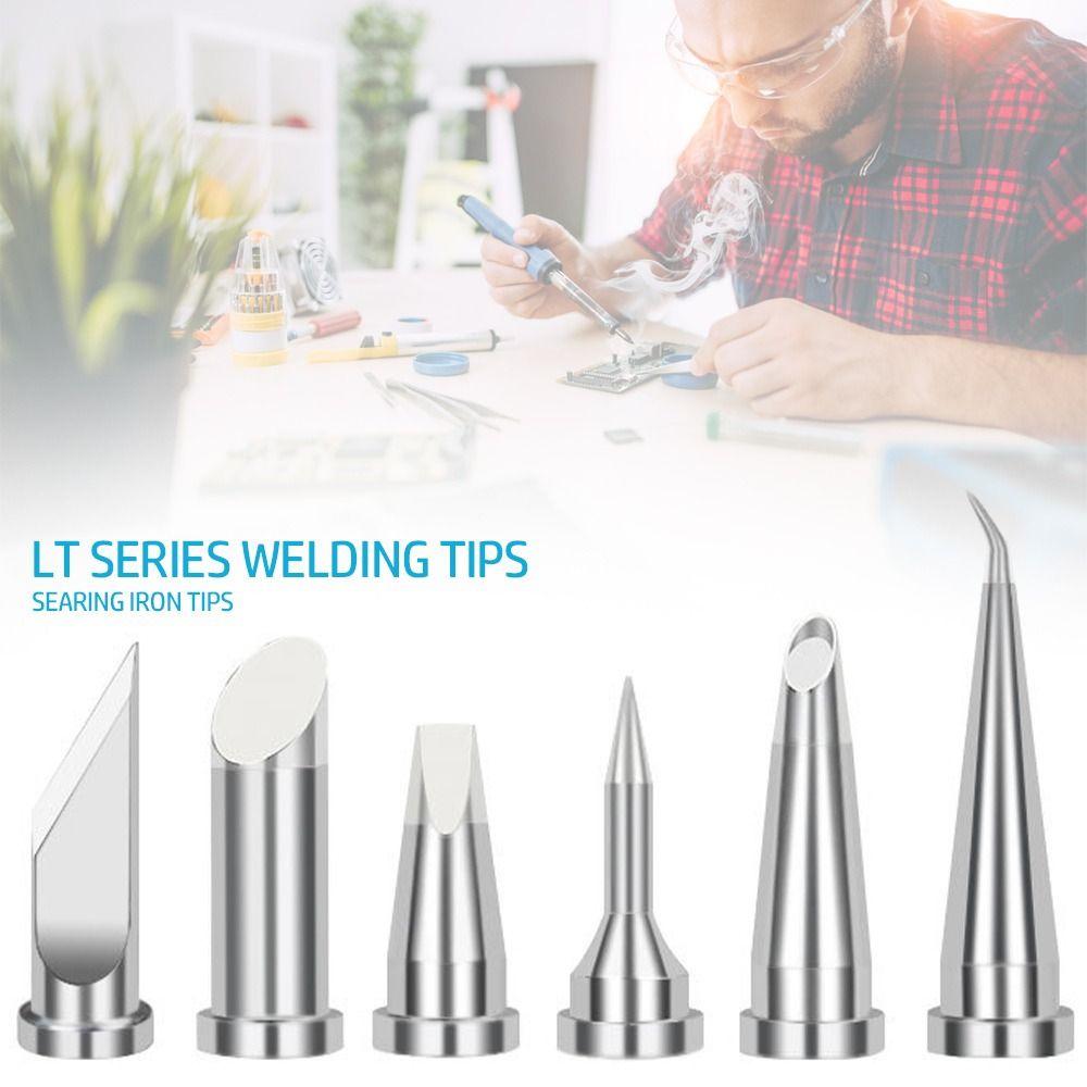 Сварочные насадки серии LT из бескислородной меди Насадки для обжигающего железа для Weller WSD81 WD1000 WSP80 WP80