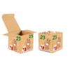 24pcs Kraft Paper Christmas Advent Calendar Box Candy Box 24 Days Countdown Calendar Gift Boxes Navidad Xmas Decor Number Boxes