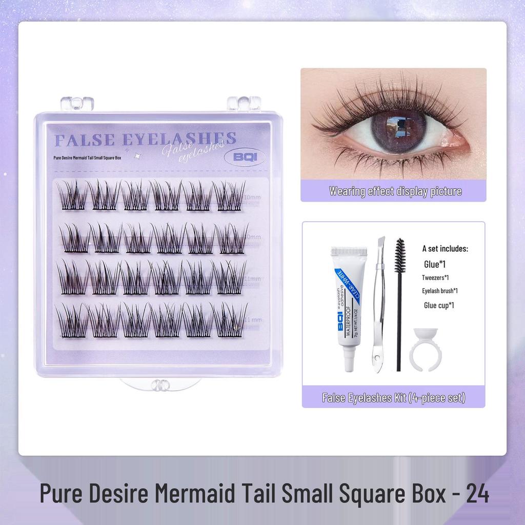 Подсолнух Pure Desire – Натуральные Кластеры Индивидуальных Ресниц для Легкого Нанесения