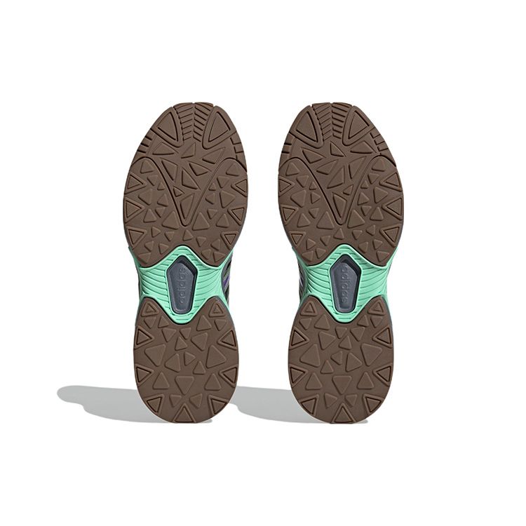 Adidas Neo Crazychaos 2.0 Leather Fabric Trendy Lightweight Slip-Resistant Durable Casual Low-Top Shoes Unisex Sneakers Black Gray Blue HQ4615