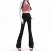Hip-covering Jeans Women's Autumn and Winter 2023 New High-waisted Thin Elastic Slim-fitting Flared Pants Ins