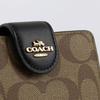 Кошелек складной C0082 Signature Mini Wallet Mini Small Khaki [Coach] женский (Черный IMCBI) [Элемент]