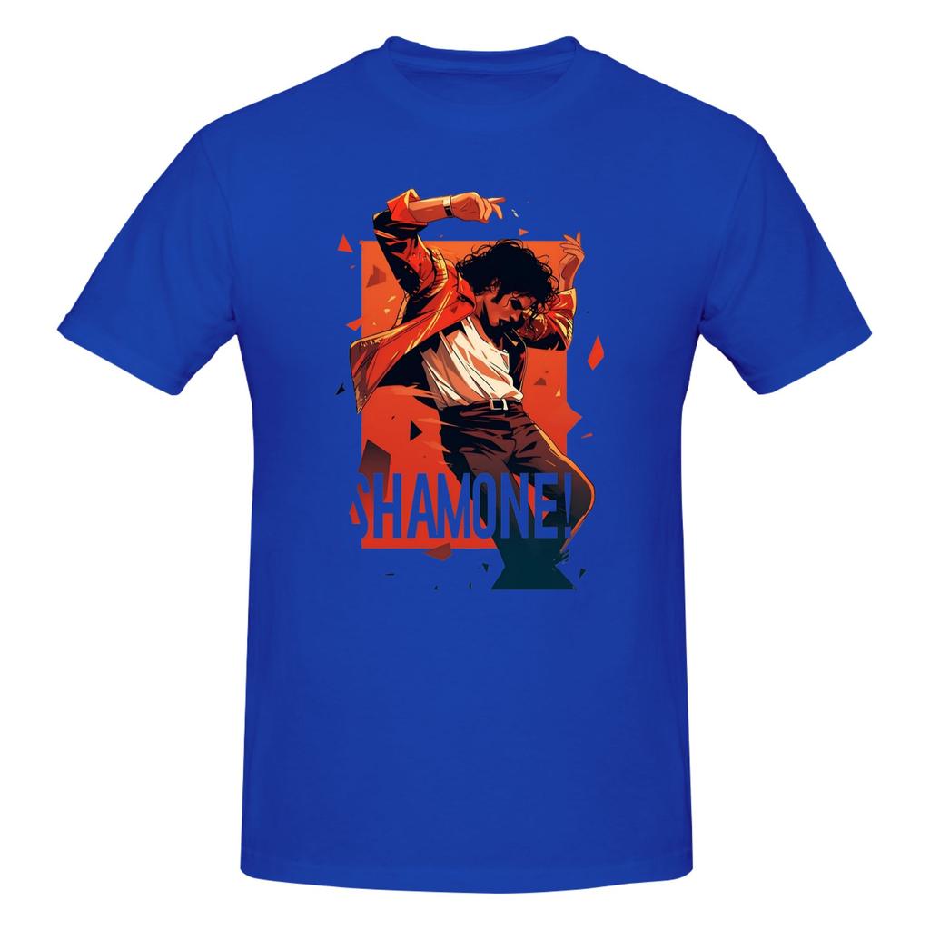 Piece Shamone Funny Graphic Cotton TShirt King Of Pop MMichael Tops Tees For Unisex