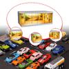 1/64 Model Car Display Case Miniature Scene City Street Diorama Decoration Scenario Photo Prop
