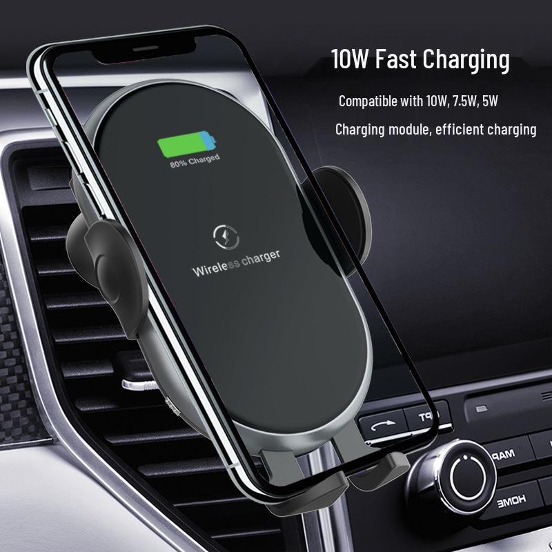 Smart Wireless Charger Car Mount with Touch Sensor & Fast Charging