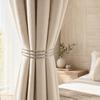 Curtain Buckle, Elastic Metal Coil Structure, Anti-Oxidation Polished Surface Curtain Tieback, Easy Fixing And Removal Curtain Clips