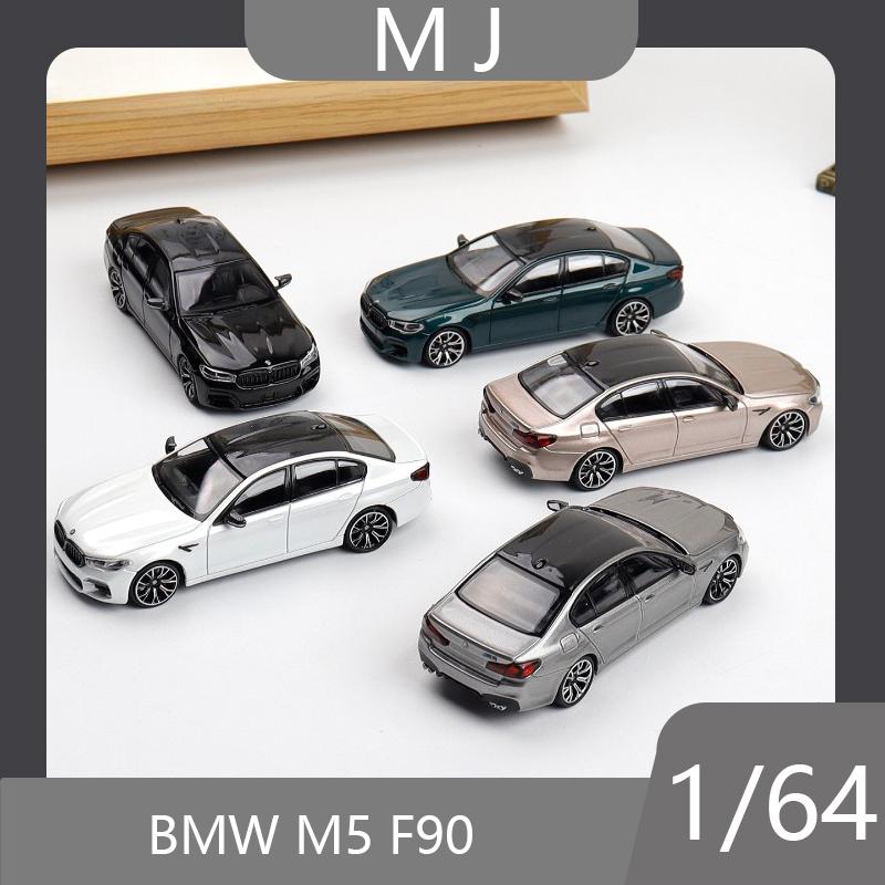 MJ 1:64 BMW M5 F90 four door sedan version simulation die-casting alloy car model collection desktop ornament boy toy