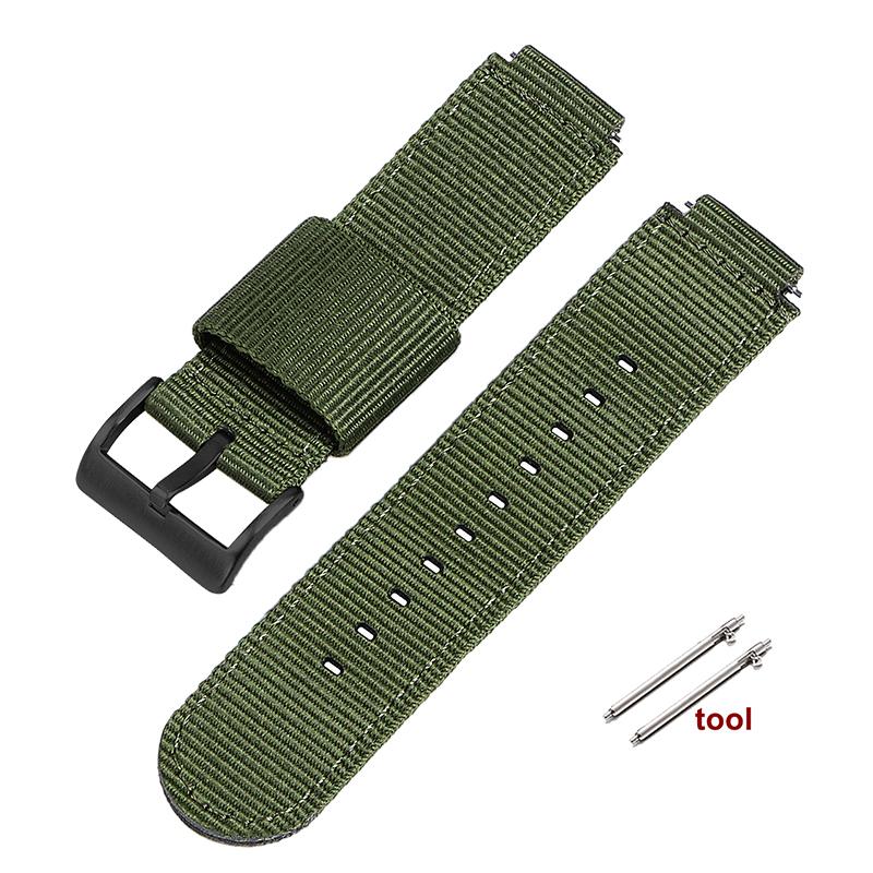 Nylon Strap 16mm 18mm for Casio AE-1200 1300 F-108 SGW-300/400/500 W-800H Canvas Watch Band Quick Release Men's Accessories Belt