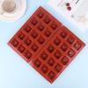 15-секционная квадратная силиконовая форма для выпечки торта, желе, пудинга, шоколада, кубиков льда, кексов, кексов, противня для выпечки