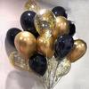 30Pcs Gold Black Metallic Confetti Balloons For Birthday Party Wedding Decoration Graduation Party Supplies Baby Shower New Year
