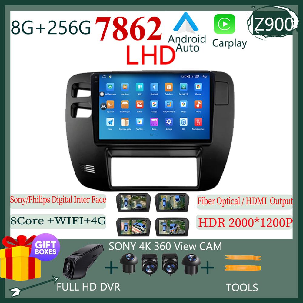Для Nissan Patrol 1997-2005 Android 14 LHD RHD сенсорный QLED экран радио видео DVD GPS GPS Bluetooth WIFI DSP 4G Carplay стерео BT