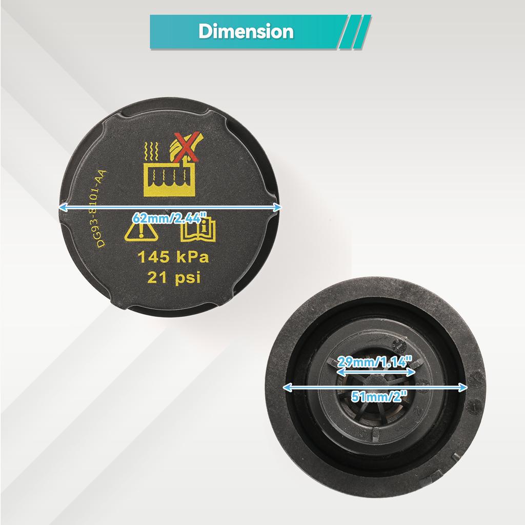 Автомобильный радиатор, воздушная масляная крышка, расширительный бак для воды, крышка для Ford Focus Fiesta F-150 Escape Edge Fusion Transit, автозапчасти