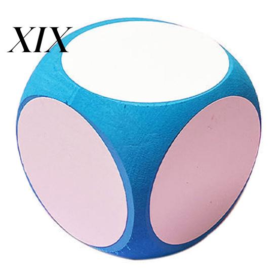 Giant Erasable Dice EVA Foam Game Cube Large Dry Erase Block Writable Playing Prop Kids Educational Toy