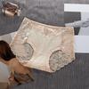 French Lace Sexy Mid-waist Women's Panties Non-marking High Elastic Breathable Buttock Lifting Panties