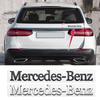 BLZ3   Car Styling 3D Metal Letter Sticker Body Emblem For Mercedes Benz AMG W176 W202 W204 W205 W210 W211 W212 CLA CLK CLS GLA GLC