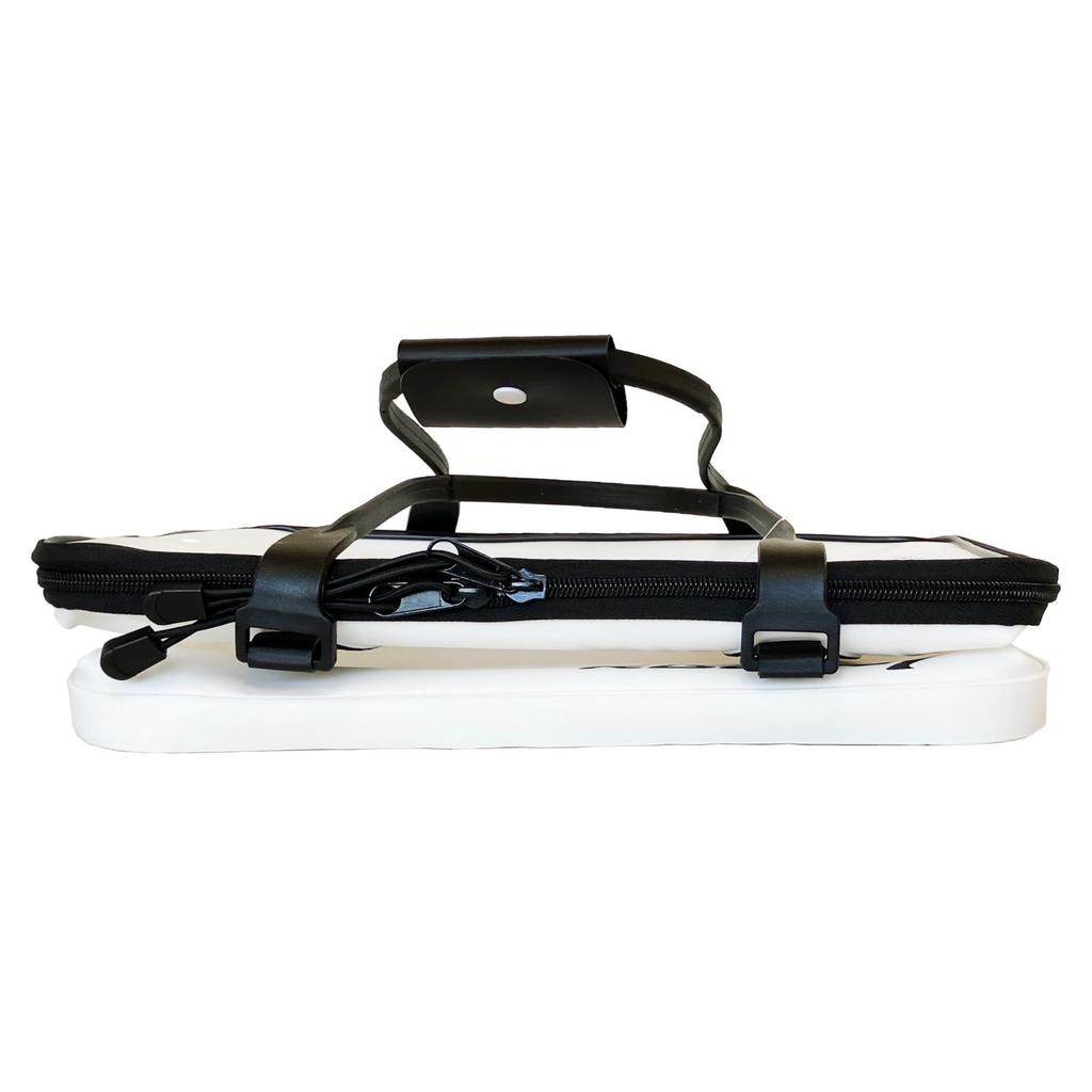 RISEWAY Складное ведро для камней Белое UEV-043 (с крышкой) Рыбалка, 40 см,