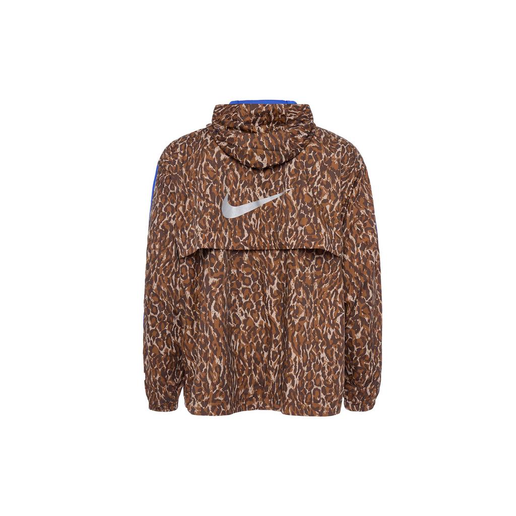 Nike Анорак с водоотталкивающим покрытием Мужская беговая куртка с принтом Пшеничное золото BQ8185-786