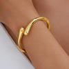 Модный гладкий весенний открытый воротник браслет кольцо комплект
