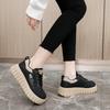 Spring and Summer Heightening Board Shoes Muffin Bottom Wear-resistant Street Shooting Trend Simple Women's Shoes Student Shoes