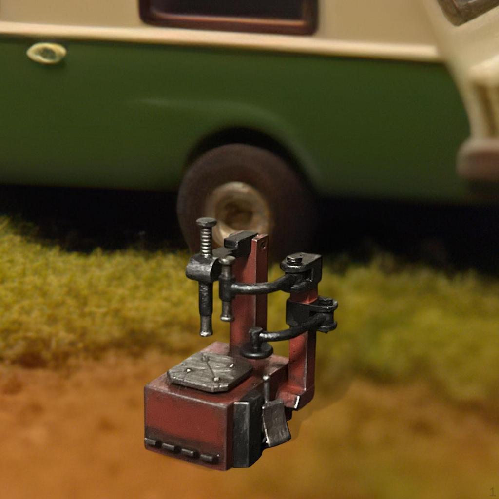 1/64 Модель шиномонтажного станка Симуляция Подвижные Декоративные Мини-транспортные средства Игрушки для Автомастерской Парковка