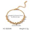 Stainless steel zircon bracelet for women, light luxury high-end titanium steel non-fading jewelry, hot-selling accessory