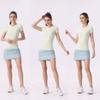 Womens Quick-Dry Yoga T-Shirt With High Stretch Breathable Fabric Gym Fitness Running Workout
