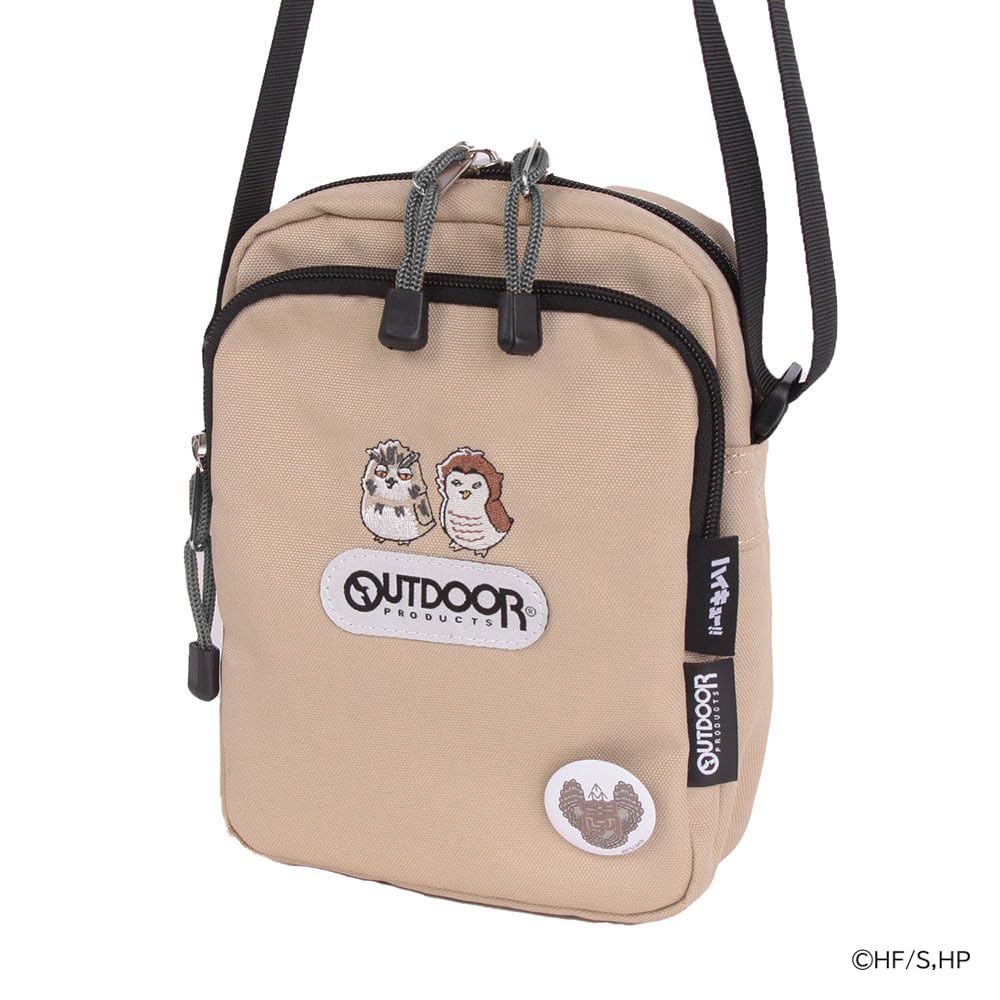 МИНИ-СУМКА НА ПЛЕЧО OUTDOOR ODHQ01 Бежевая Haikyu!! × ПРОДУКТЫ