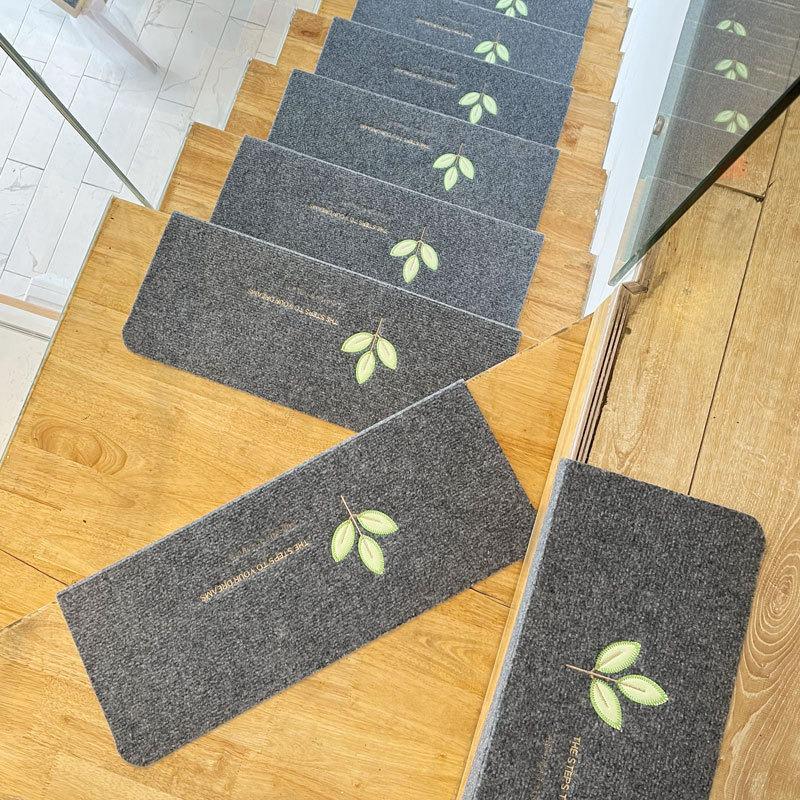 Светящиеся самоклеящиеся коврики на ступени лестницы - Соединяемые, без клея, коврики для защиты массива дерева