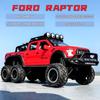 Новый Ford Raptor F150 Simulation Alloy Pickup Off Road Детские игрушки для автомобилей 1: 24 Модель со Звуком и Светом Подарки Коллекция Орнамент