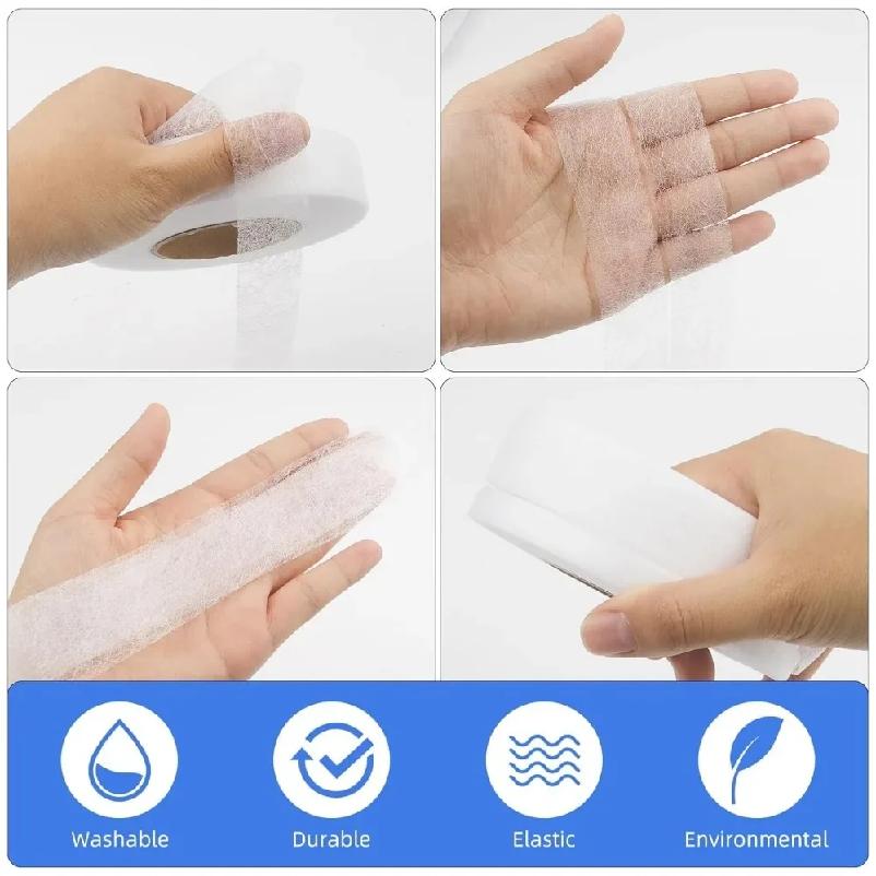 Самоклеящаяся лента для подгиба брюк, утюг, DIY, для джинсовой одежды, укорачивание длины, для шляп, одежды, термоплавкая двусторонняя лента, швейный инструмент