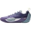 Li Ning Wade All City Fashion Comfortable Shock Absorption Rebound Support Low Top Kids Basketball Shoes Men Basketball Shoes Purple Blue YKBV010-5