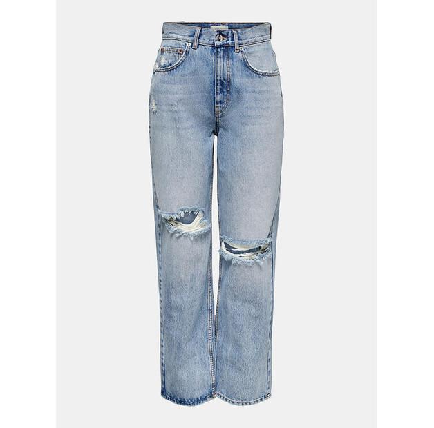 Джинсы ONLY Robyn 15250328 синий Straight Fit
