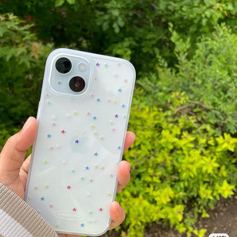 Цветной чехол для телефона с темой звезд для Apple 13 Pro Max/14/15 и 14 Pro/15 Pro/11