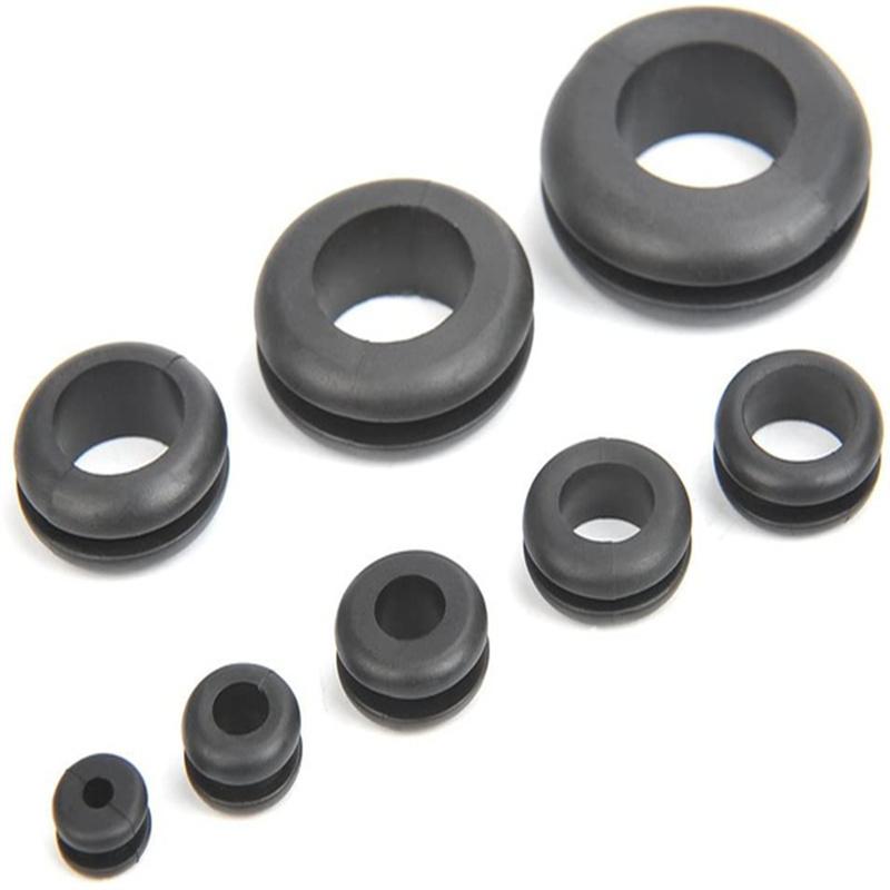 180 шт./коробка Набор ассортимент резиновых уплотнительных колец, прокладок, втулок Электрические прокладки Уплотнительные кольца Защитные кольца для катушек