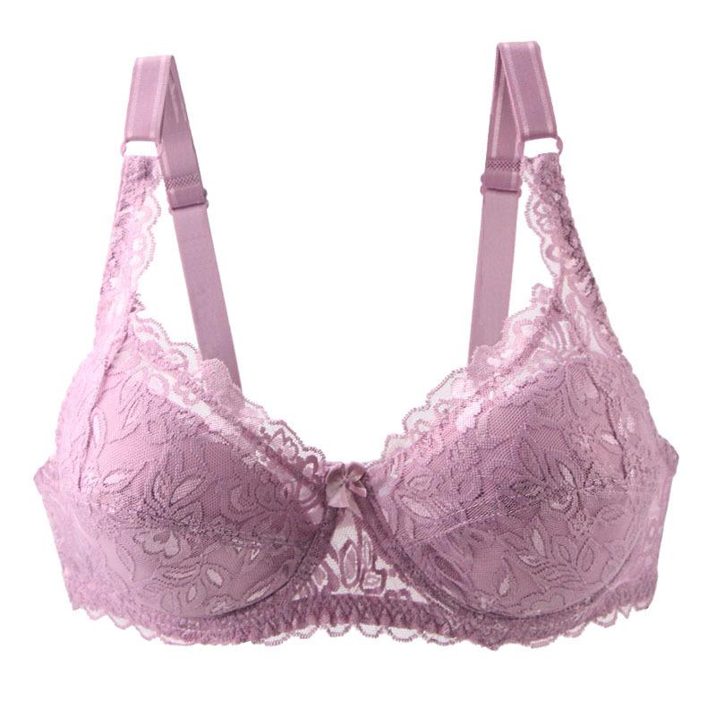Exclusive for Hot-selling Sexy Gathering Bras, Lace D Cup Bras, Large Size Adjustment Underwear