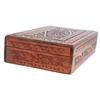 Деревянная прямоугольная коробка для хранения Sheesham 25,4 см, резная шкатулка для драгоценностей, декоративная подарочная коробка