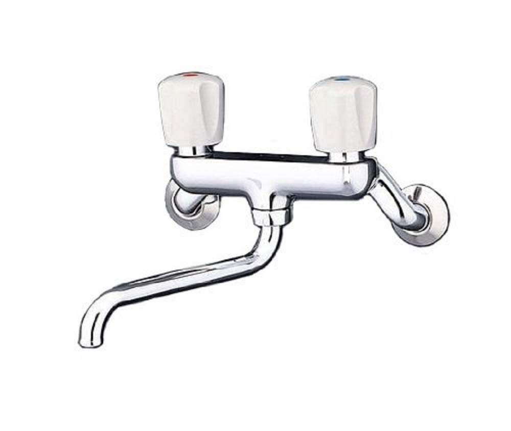 TOTO Kitchen Wall 2 Handle Mixing Down Discharge Pipe T20B Faucet, Mounted, Смеситель,