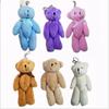 Bear Plush Tie Bow Bear Cartoon Bouquet Doll Stuffed Pendant 13Cm
