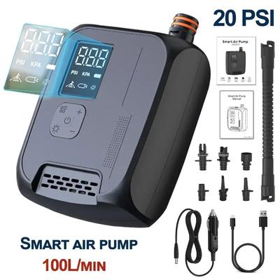20 PSI Электрический воздушный насос надувной DC SUP насос электрический надувной сдуваемый воздушный насос для серфинга доска для гребли лодка каяк